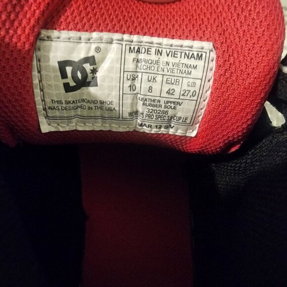 DC Splatter high tops - Picture 3 of 4